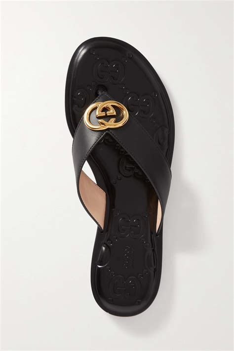 gucci ghost flip flops|net a porter gucci sandals.